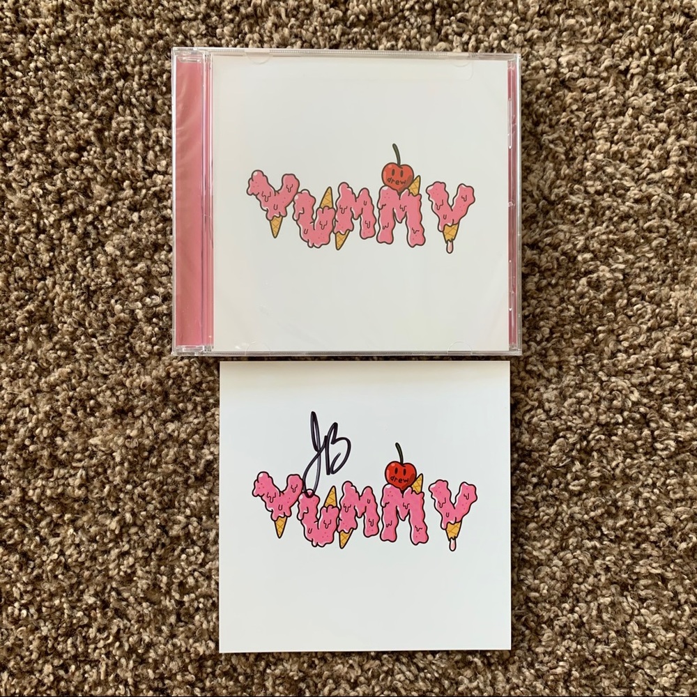 NEW Signed Justin Bieber CD Yummy DrewHouse